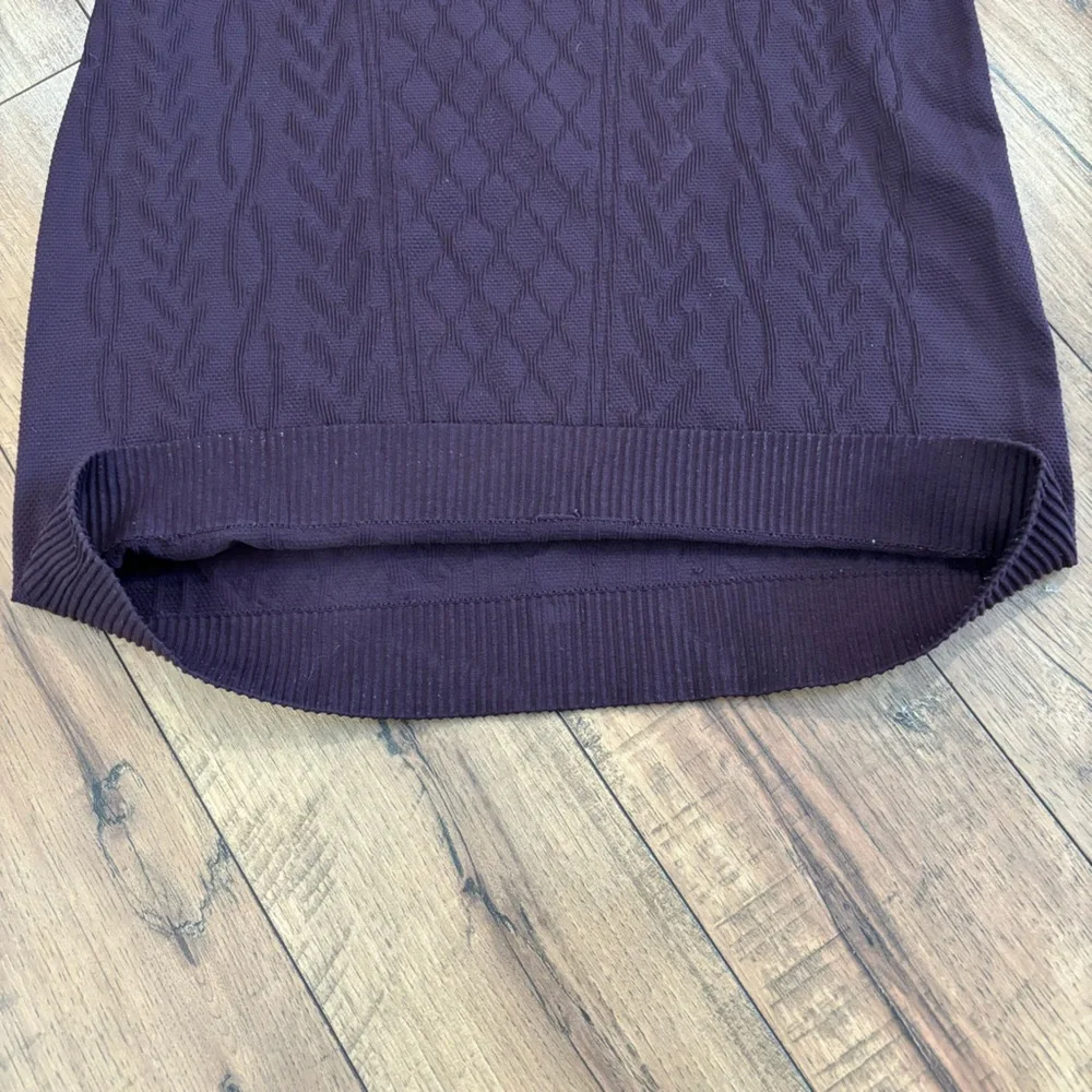 Lululemon Rest Less Hoodie Long Sleeve Top Black Cherry Size 8 - Picture 9 of 11